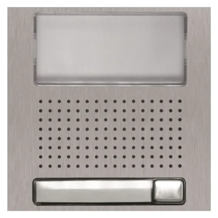 Module Nexa Inox Pour Groupes Audio Et Vidéo, 1 Bouton D'Appel, Finition Inox