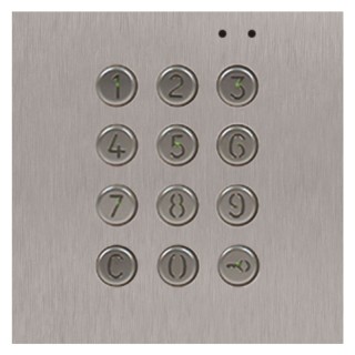 Module Nexa Inox Avec Clavier Codé Touches Métalliques Rétro-Écl