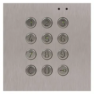 Module Nexa Inox Clavier Codes Rétroéclairé 2 Relais No/Nf Paramètrables Inox