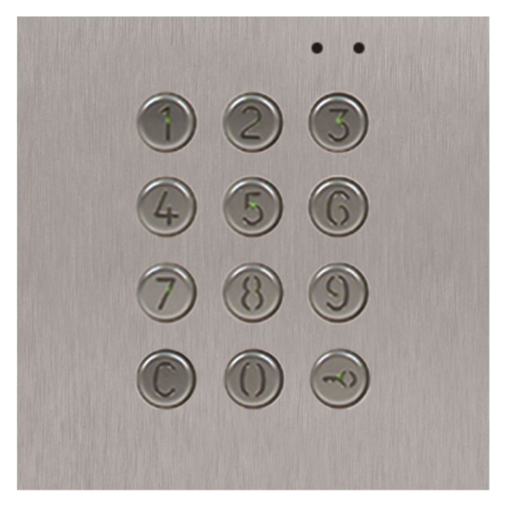 Module Nexa Inox Avec Clavier Codé Touches Métalliques Rétro-Écl