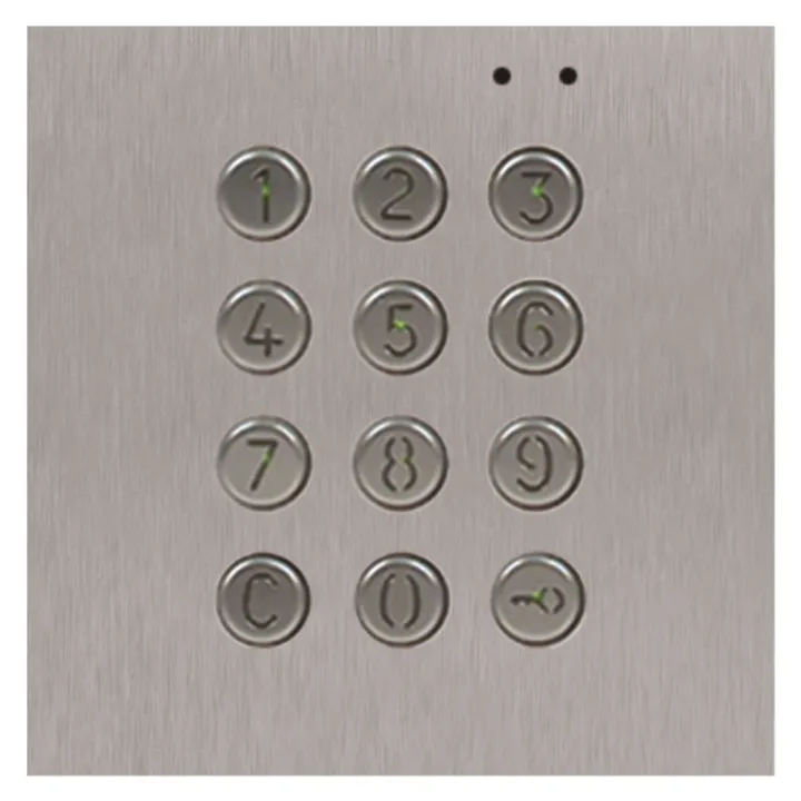 Module Nexa Inox Clavier Codes Rétroéclairé 2 Relais No/Nf Paramètrables Inox