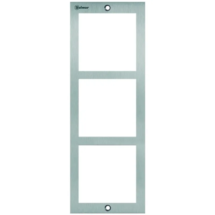 Cadre De Fixation Nexa Inox 3 Modules Verticaux, Vis Et Outils, Finition Inox