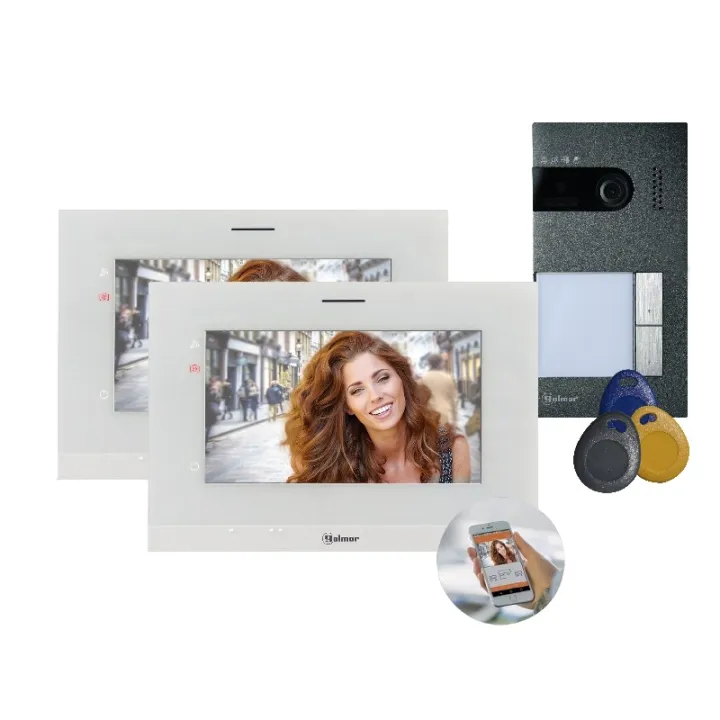 Kit Vidéo Soul 2 Appels Avec Moniteurs Wifi Art7W (Mémoire + Contrôle Accès)