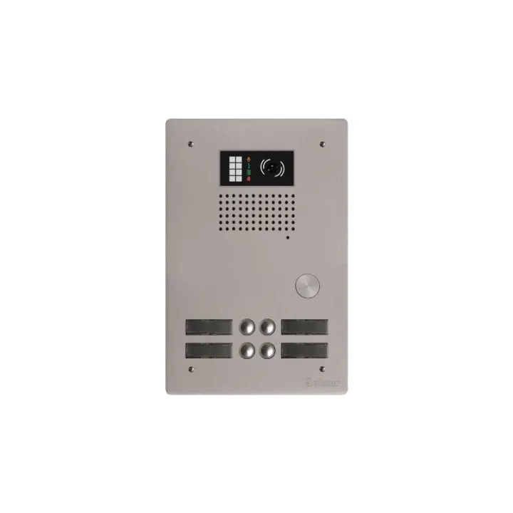 Platine Aluminium Haut-Risque Vidéo 2 Rangée 4 Bouton