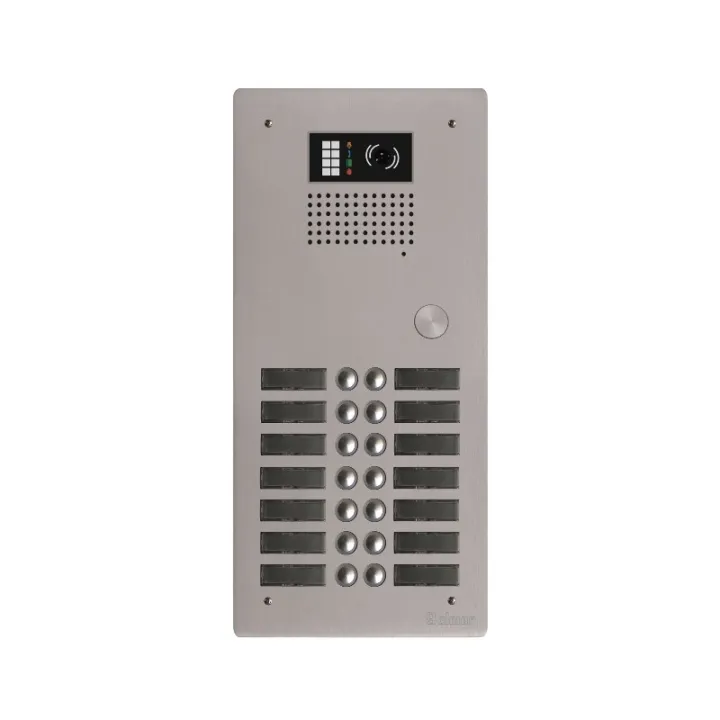 Platine Aluminium Haut-Risque Vidéo 2 Rangée 14 Bouton