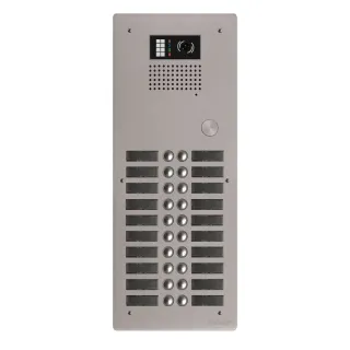 Platine Aluminium Haut-Risque Vidéo 2 Rangée 18 Bouton