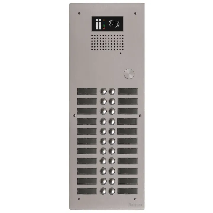 Platine Monobloc Hr Alu Audio Ou Vidéo Bus G2P 2 Rangées 20 Boutons