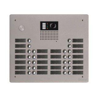 Platine Aluminium Haut-Risque Vidéo 4 Rangées 24 Boutons