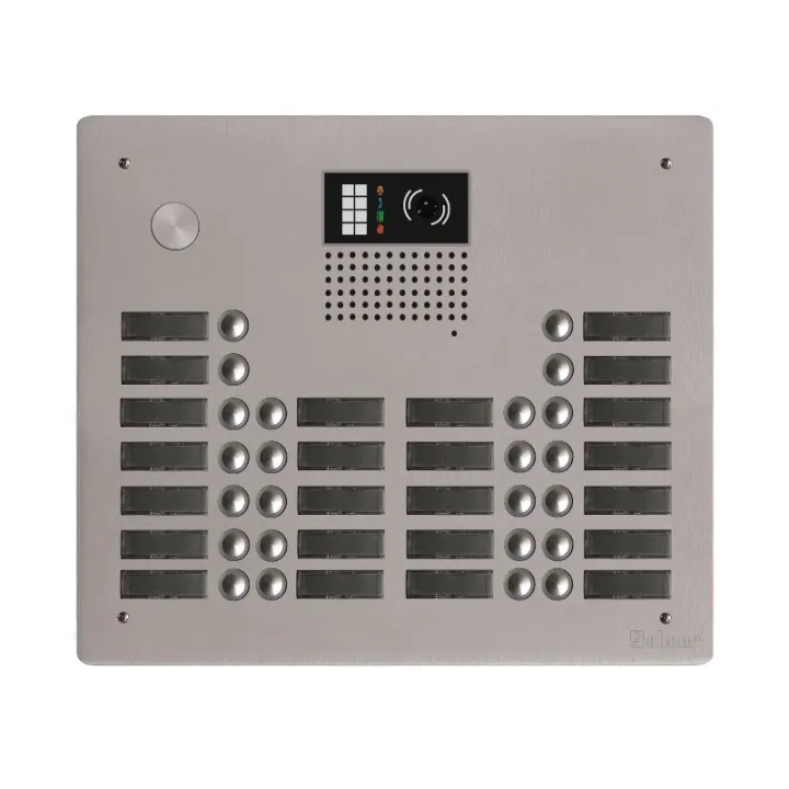 Platine Aluminium Haut-Risque Vidéo 4 Rangée 24 Bouton