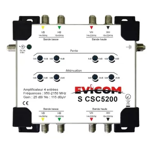 Amplificateur De Tête Pour Cascadable 4 Polarisations