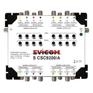 Amplificateur De Tête Cascadable 8 Polarisations