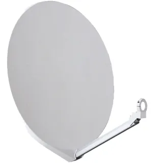 Parabole fibre-SMC 100 cm blanche-  Dim : 100 x 90 cm