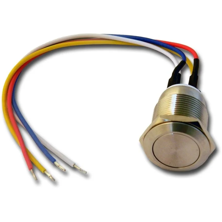 Bouton De Sortie No/Nf En Inox Pour Montage Sur Supports Existants