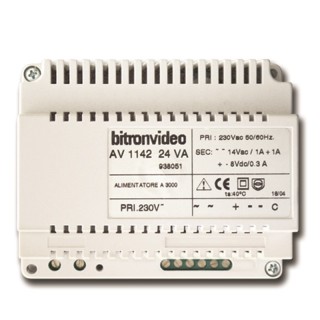Alimentation 8,5 Vcc/12 Vca Avec Générateur D?Appel Électronique, 5 Din