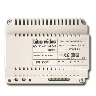 Alimentation 8,5 Vcc/12 Vca Avec Générateur D’Appel Électronique, 5 Din (4+N)