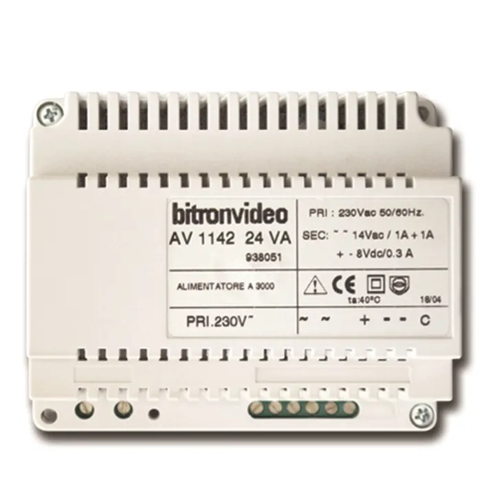 Alimentation 8,5 Vcc/12 Vca Avec Générateur D’Appel Électronique, 5 Din (4+N)