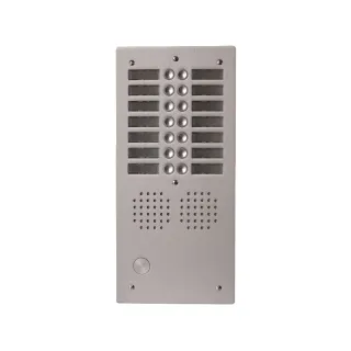 Platine Aluminium Haut-Risque Audio 2 Rangée 14 Bouton