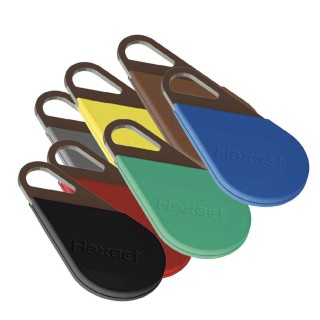 HEXACLE DE COULEUR NOIRE ET BLEUE