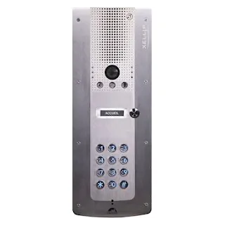 Portier Vidéo Ip/Sip 1 Bp Clavier Braille Conforme Loi Handicap Poe