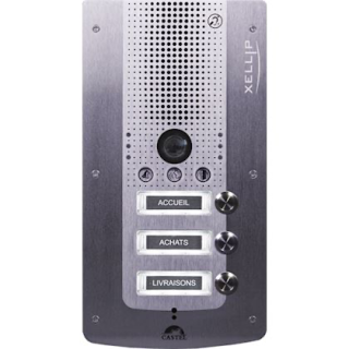 Portier Audio Video Full Ip/Sip 3 Boutons D'Appel Conforme Loi H