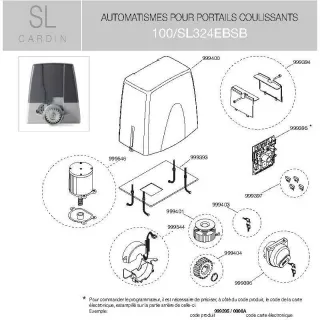 Deverrouillage Moteur + 999403 Pour Sl324
