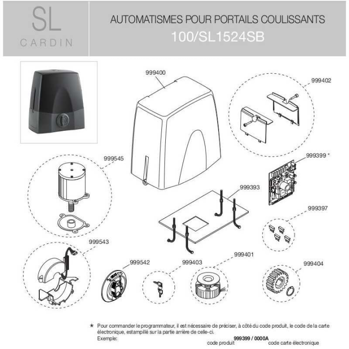 Electronique pour moteur 1524