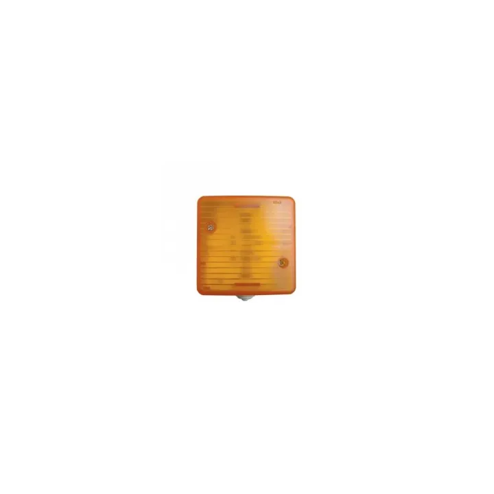 Feu Orange 24 V Carre 70 Mm