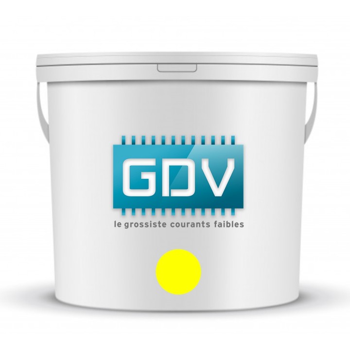 Pot de 7Kg de peinture jaune