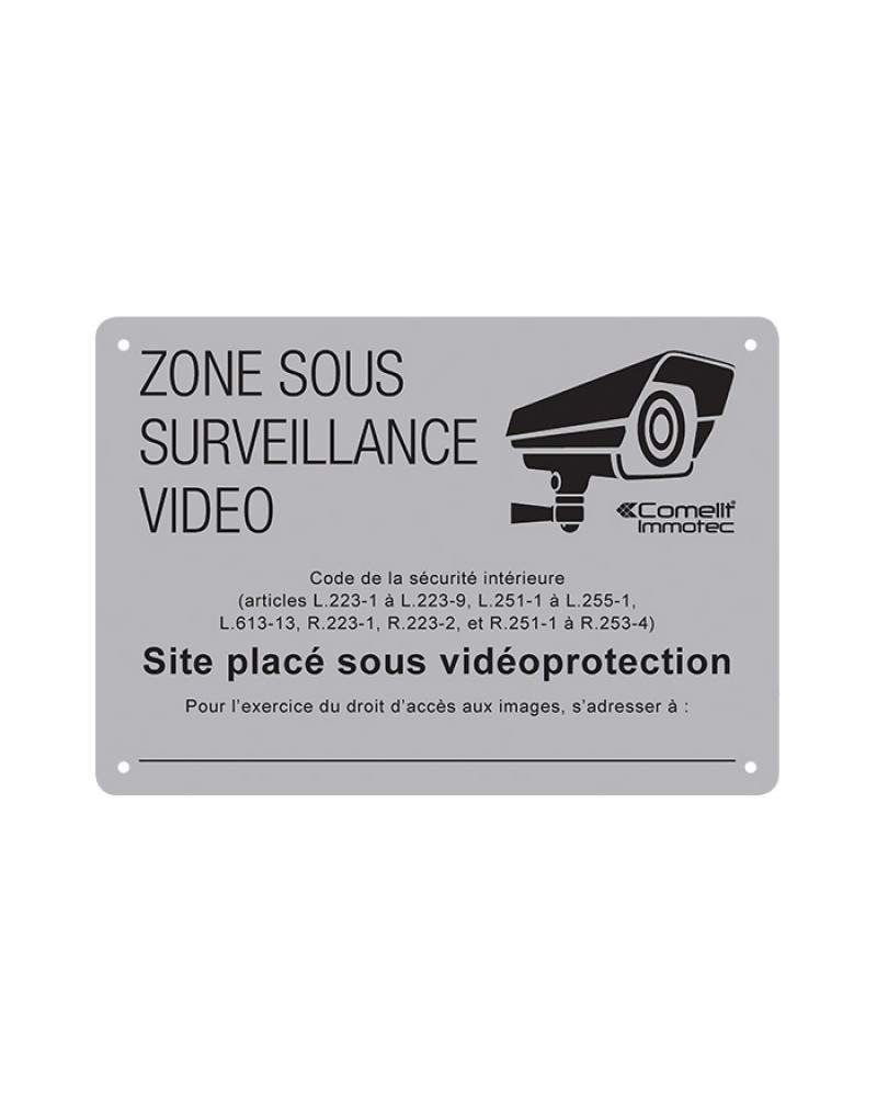Autocollants Surveillance vidéo - Lot de 5