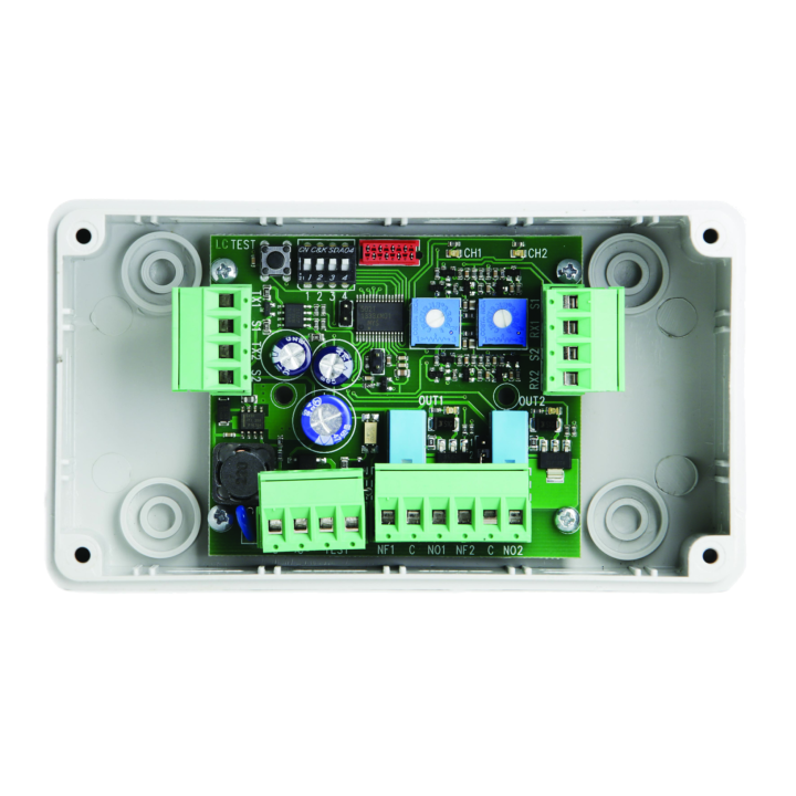 Amplificateur pour sonde CR10MS, gestion de 1 ou 2 rayons, borni