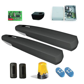 AXI2500K04 kit AXI 24V carter gris pr portails battants jusq(*)