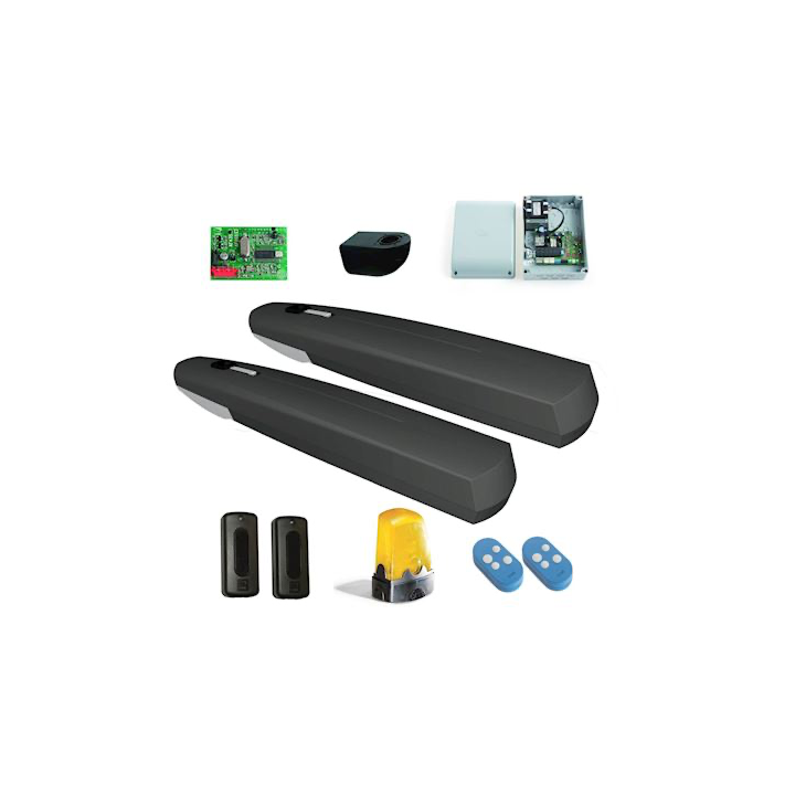Axi2500K04 Kit Axi 24V Carter Gris Pr Portails Battants Jusq