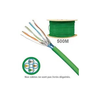 Câble Cat6A Fftp Ls0H 1X4P 100 Ohms Awg23 Touret 500M (Prix Au M)