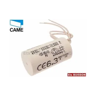 Condensateur 6, 3Μf Avec Câble