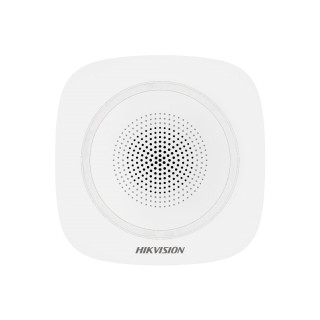 DS-PS1-I-WE/Red Indoor siren,90~110dB, 3*CR123A(inclu),868Mhz,EN