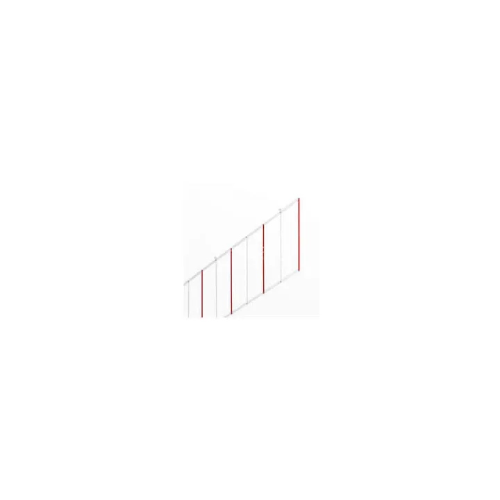 Herse basse pour lisse ronde de type S et L et rectangulaire. Longueur 2m. 
