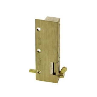 Gâche Manelec droite tirant impulsion 12 V AC/DC