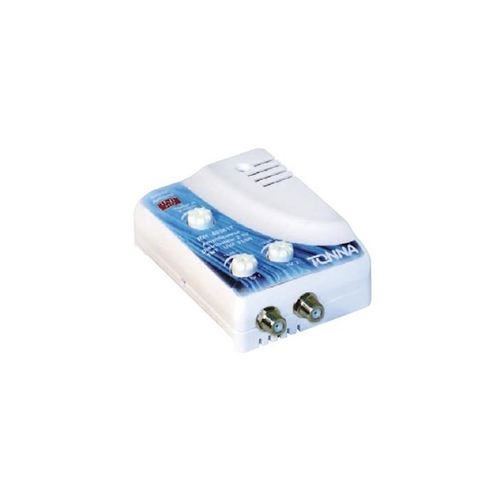 Amplificateur 1 entrée/2 sorties-UHF-Gain 2x26 dB réglable
