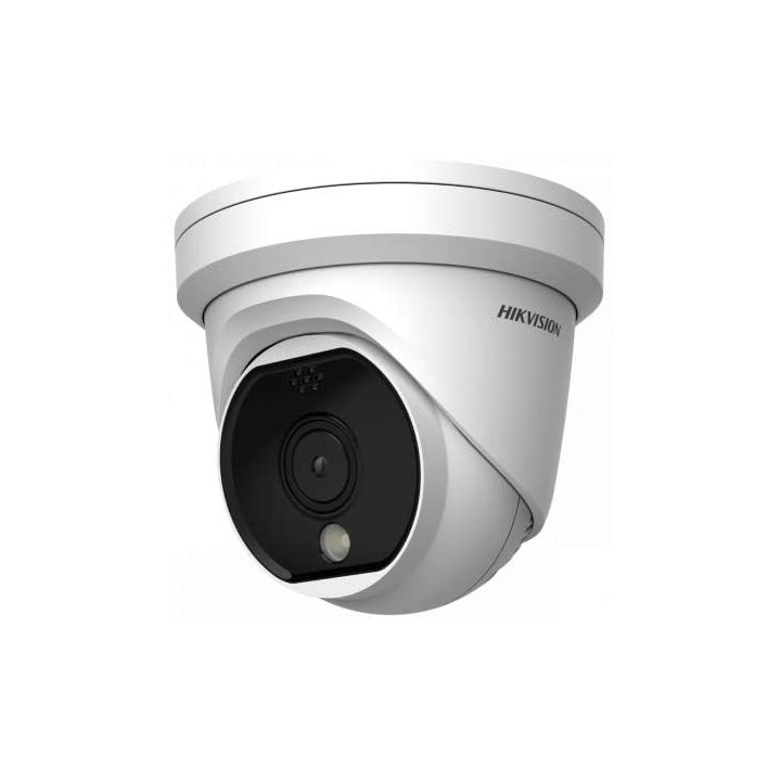 Caméra tourelle thermique 160 × 120 avec détection incendie, alarme intégrée et analyse intelligente longue portée. (DS-2TD1117-