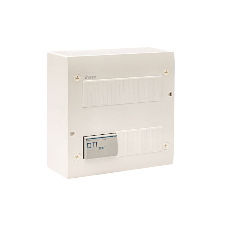 Coffret de communication éco 4xRJ45 Grade 2TV