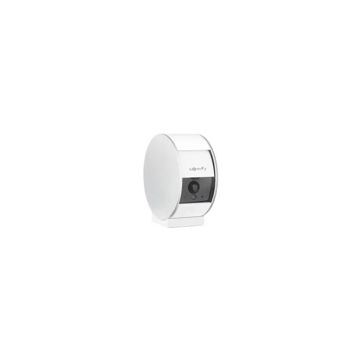 Somfy Indoor Camera équipée d’un volet motorisé pour protéger la vie privée