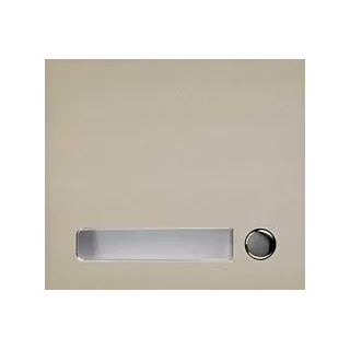 Façade En Zamak, 1 Bouton D'Appel, Pour Module 4 Boutons D'Appel Gtsw