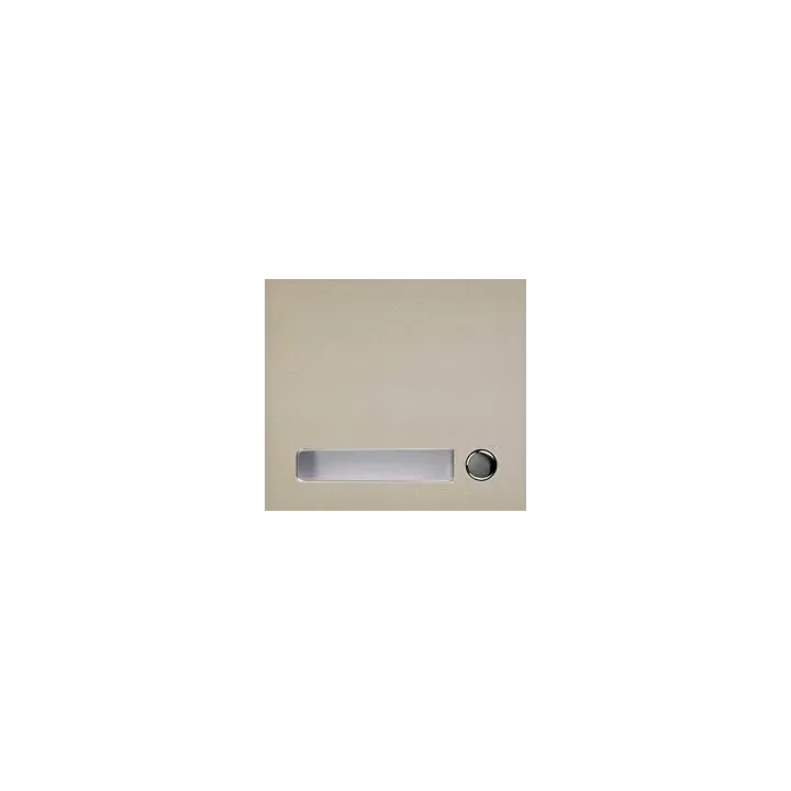Façade En Zamak, 1 Bouton D'Appel, Pour Module 4 Boutons D'Appel Gtsw