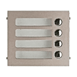 Façade 3 Boutons D'Appel, Pour Module 4 Boutons D'Appel Référence Gtsw