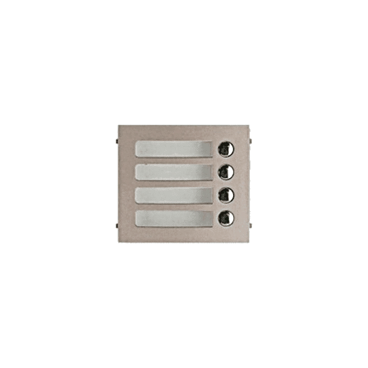 Façade 3 Boutons D'Appel, Pour Module 4 Boutons D'Appel Référence Gtsw