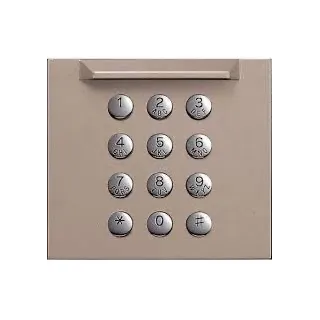 Façade Clavier En Zamak, Résistant Au Vandalisme, Pour Module Gt10K