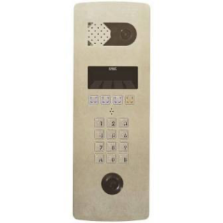 Platine Vidéo À Défilement 2Voice 2 Lignes Perçage T25 - Inox Poteau Technique