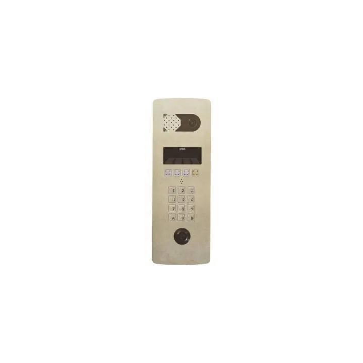 Platine Vidéo À Défilement 2Voice 2 Lignes Perçage T25 - Inox Poteau Technique
