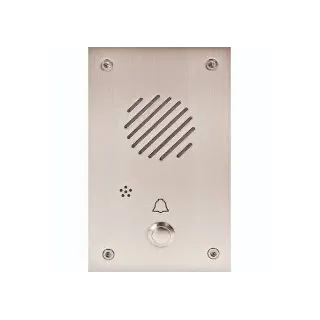 Platine Audio Inox Encastrée Pour Système Lem/Lef