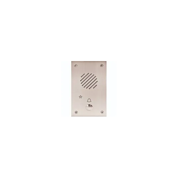 Platine Audio Inox Encastrée Pour Système Lem/Lef